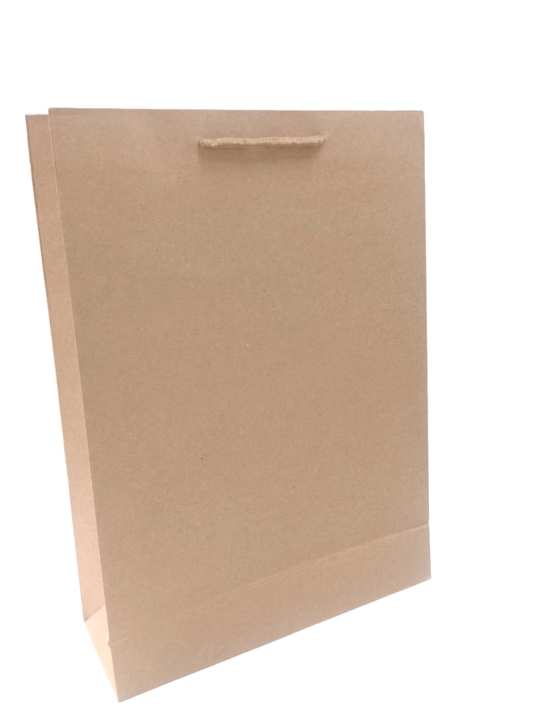 SACOLA KRAFT FRASES 33X24X8CM